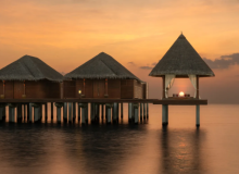 Anantara Dhigu Resort - Sunset View of Anantara Spa